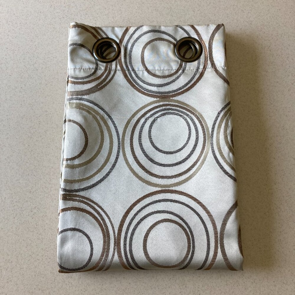 Apt 9 Geometric Grommet Curtain Panel - One Panel